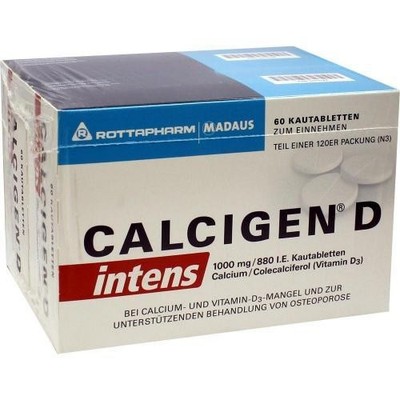 CALCIGEN D intens 1000 mg/880 I.E. Kautabletten 120 St PZN 417125