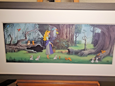 🟢 Disney Sleeping Beauty Limited Ed Hand Painted cel Briar Rose