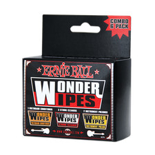 Ernie Ball Wonder Wipes Combo Pack, 6 pack, P04279