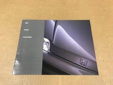 Vintage 1989 Honda Automobiles Dealership Salesman Brochure