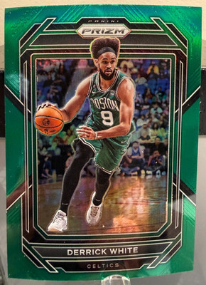 Derrick White 2022-23 Panini Prizm Green Prizm #12 Boston Celtics COLOR MATCH  