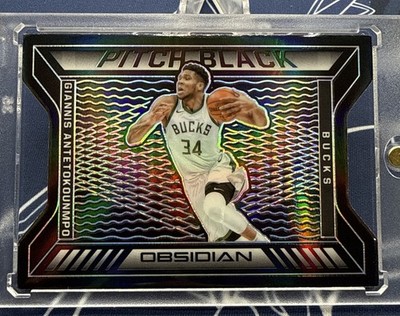 2020-21 Panini Obsidian - Giannis Antetokounmpo - Pitch Black - Die Cut - 88/99