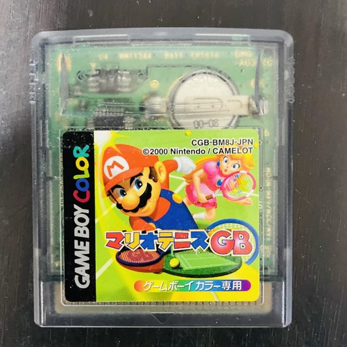 Mario Tennis GB Nintendo Gameboy Color 2000 CGB-BM8J-JPN Sports Save OK