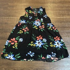 Old Navy Floral Sleeveless Swing Dress Size Large 