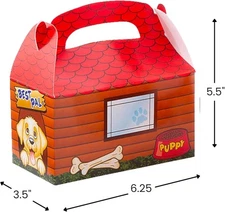 Fun Express Rustic Dog House Treat Boxes - 12 Pc.