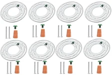 4Inches Universal Light Fixture mounting Bracket, 8 Sets 4 Circle Mounting Br...