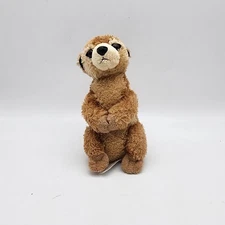 Aurora Wildlife Flopsies Meerkat Plush 8" Hard Eyes Collectors Stuffed Animal