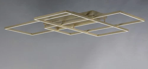 ET2 E21513 Champagne Traverse 24"W Led Flush Mount Ceiling Fixture - Picture 5 of 12