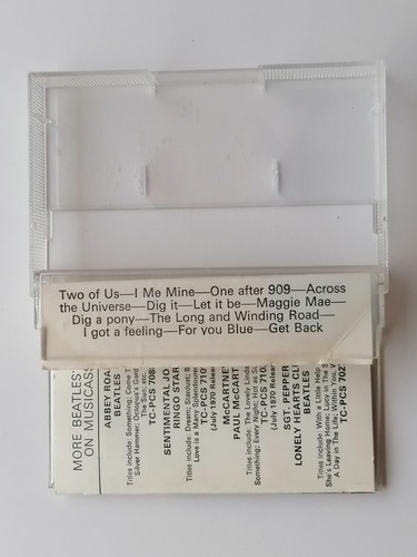 THE BEATLES LET IT BE ORIGINAL 1970 UK TAPE CASSETTE 1ST ISSUE - Picture 7 of 16