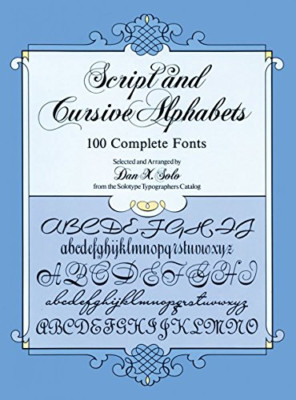Schrift und kursive Alphabete (Dover Bildarchiv) - Taschenbuch NEU Solo, Dan