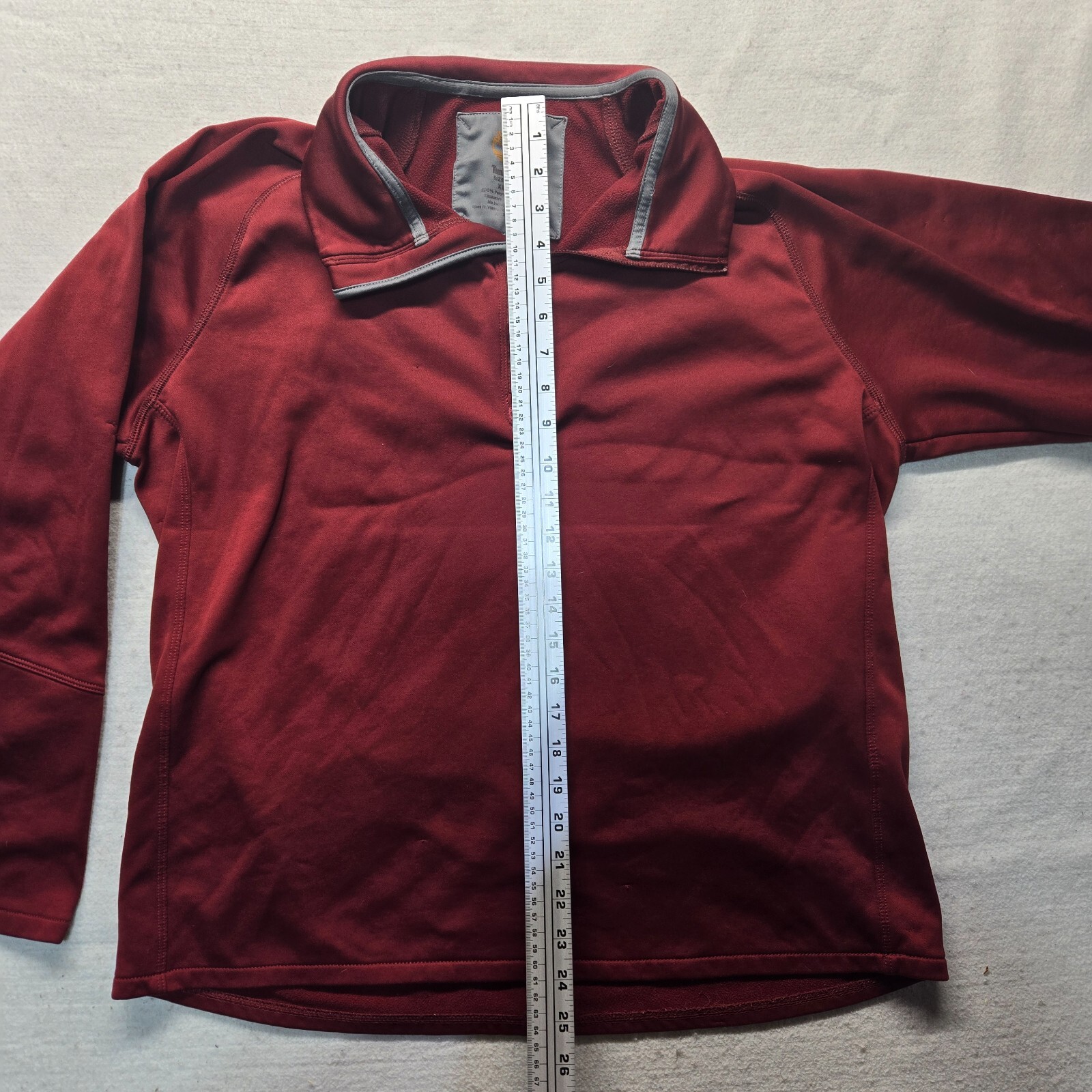 Timberland Solid Red Long Sleeve Pullover Sweater… - image 6
