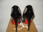 100% AUTHENTIC NEW WOMEN LOUBOUTIN CAMILLA 120 PATENT LACE HEELS/PUMPS US 7 — photo 5