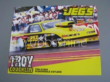 TROY COUGHLIN  2000 JEG'S PRO STOCK OLDSMOBILE 8X10 NHRA DRAG RACING HANDOUT
