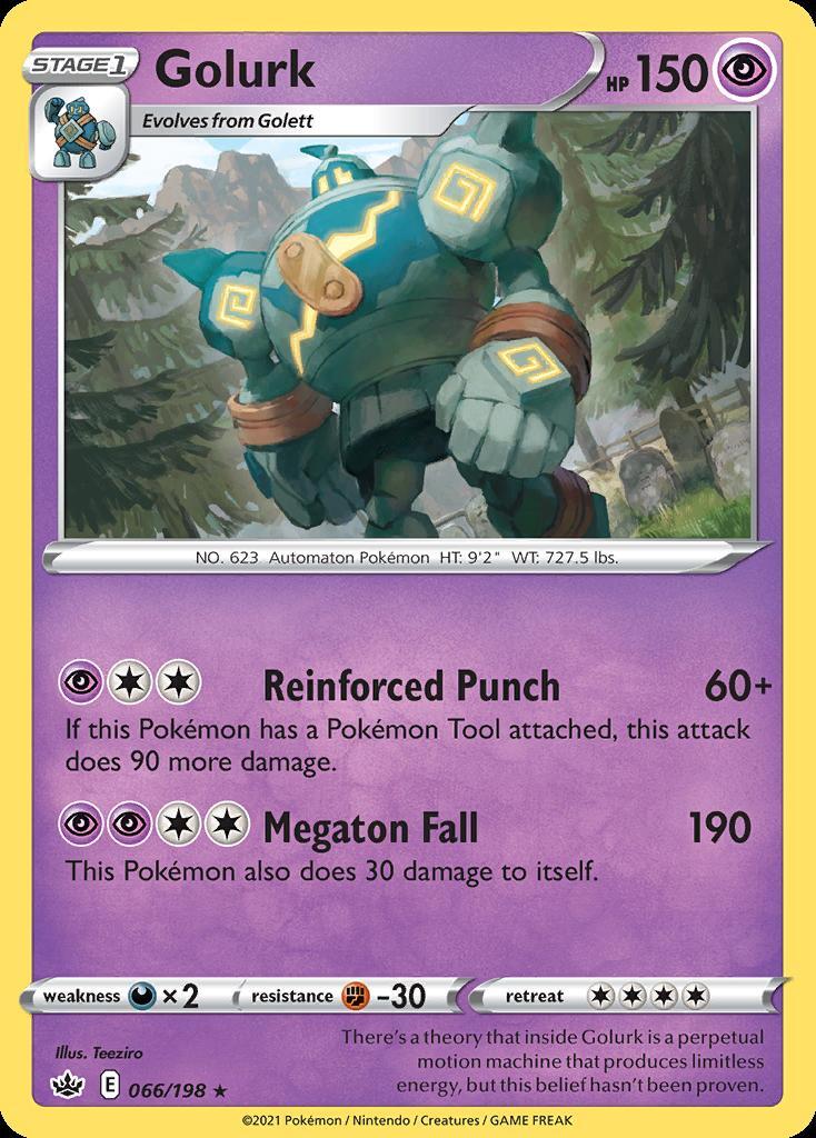 Pokemon Golurk (66/280) Chilling Reign LP