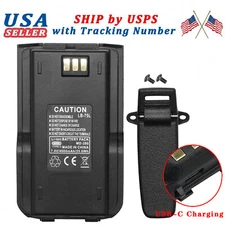 MD380 USB-C Battery 4000mAh For TYT Tytera Radio MD-UV380 MD-380U MD-380V