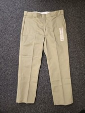 Dickies 874 Mens Tan Work Pants Durable Easy Care 38x30 NWT