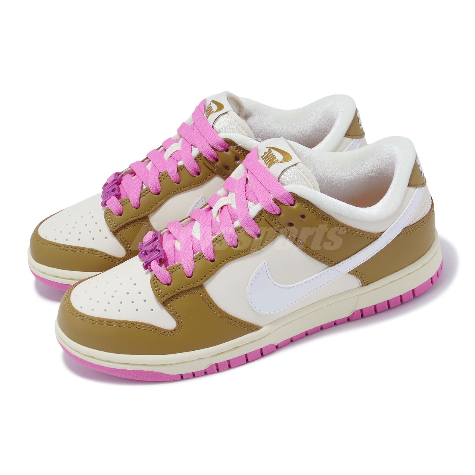 Nike Wmns Dunk Low SE Just Do It Bronzine Pink Women Casual Shoes FD8683-700