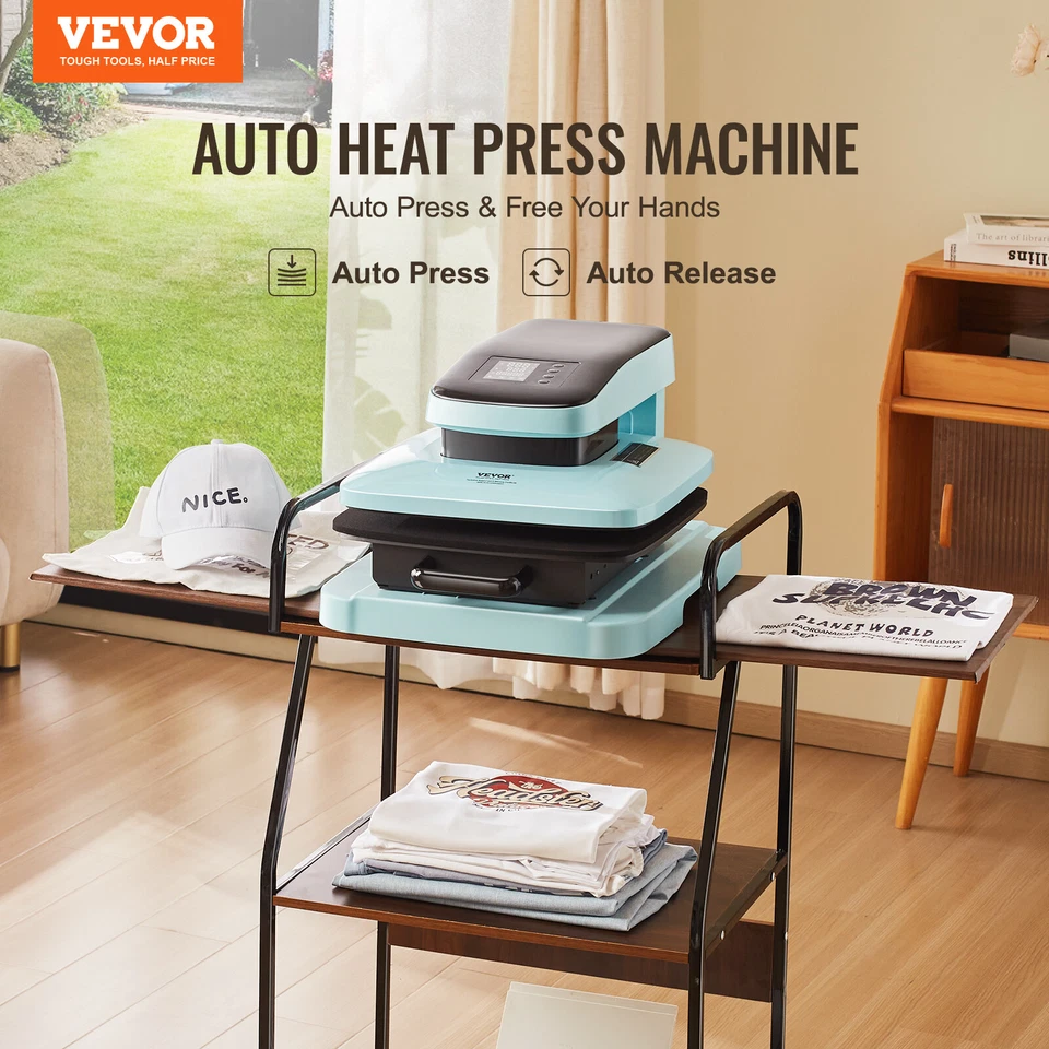 Auto Heat Press Machine Smart T Shirt Press Machine 15x15 in - image 2 of 4