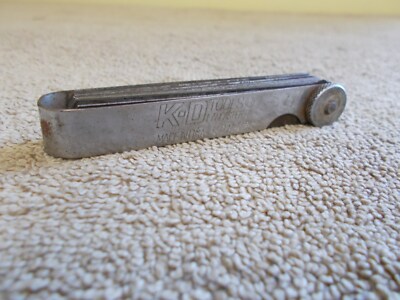 VINTAGE K-D TOOLS FEELER GAUGE # 161 MECHANIC HOT RAT ROD