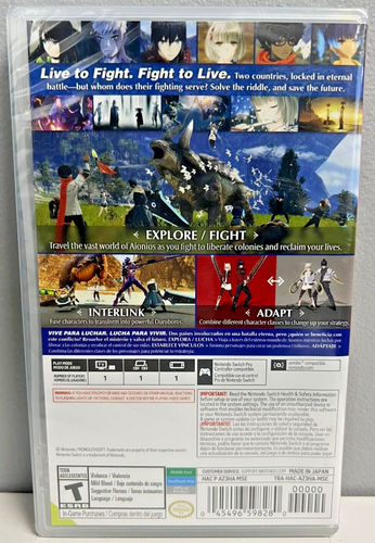 Xenoblade Chronicles 2 + 3 Switch Brand New Game Bundle (2017 Action RPG) - Picture 5 of 5