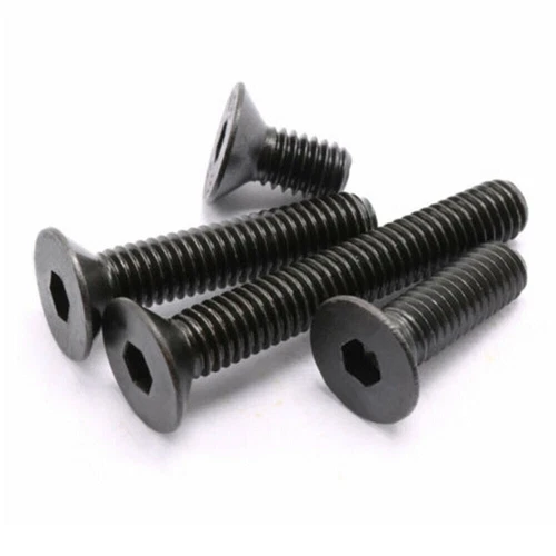 M2 M3 M4 M5 M6 Black Steel Allen Hex Socket Countersunk Head Screw Grade10.9