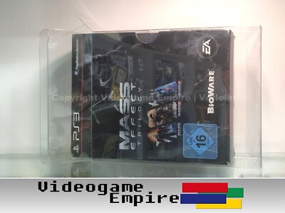 1x Schutzhülle 0,4mm Plastik für Mass Effect Trilogy PS3 OVP Box Protector Hülle