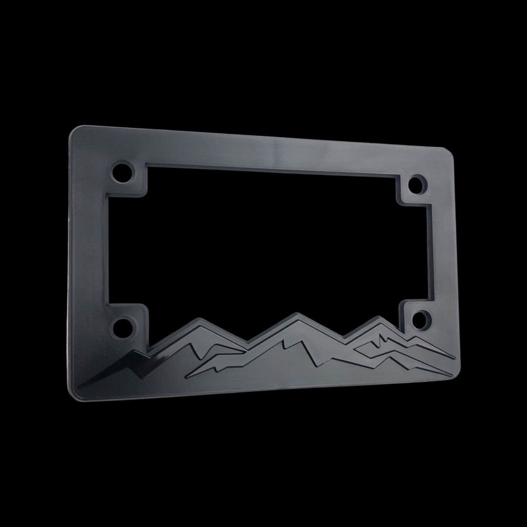 Cart License Plate Frame Tag Bracket