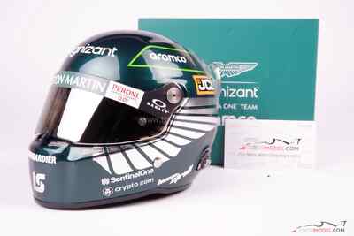 Lance Stroll 2023 Aston Martin F1 team mini helmet, 1:2 Stilo