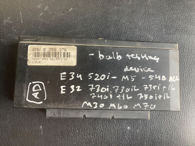 BMW E34 All + M5 E32 All 730i To 750iL M30 M60 M70 8350376 LCM Light Module #AD