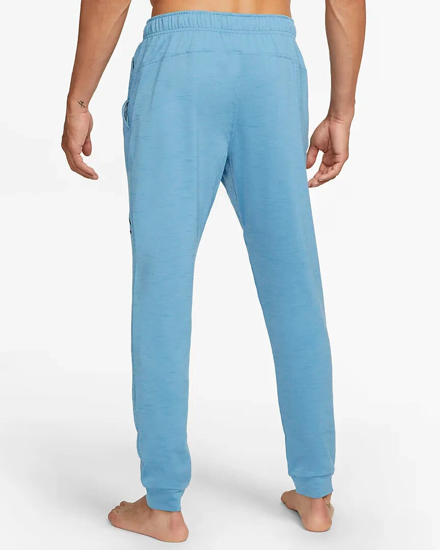 Nike Yoga Mens Pants Size S Move to Zero Joggers Blue CZ2208