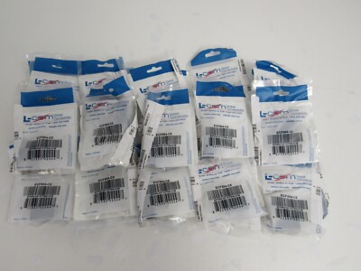 Lot Of 25 L-COM ECF504-C5 Coupler Unshielded, 8x8, Panel Mount Cat5e RJ46, 2-5