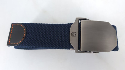 Herren Webbed Gürtel Navy LN053 BB 02