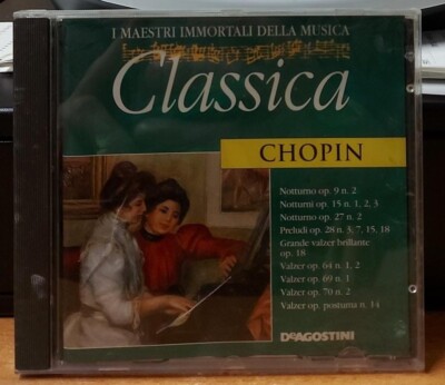 CD CHOPIN NOTTURNO OP.9 N.2 NOTTURNI OP.15 N.1 2 3 NOTTURNO OP.27 N.2