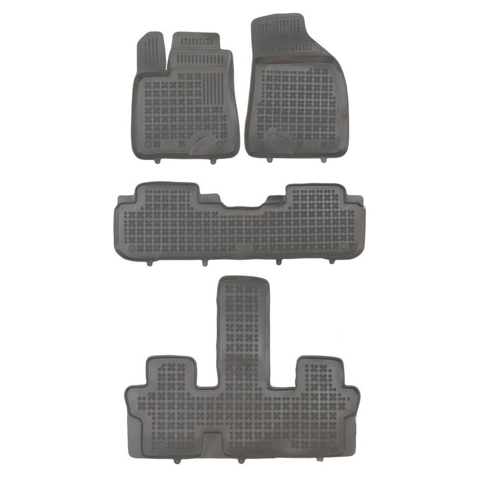 Caoutchouc tapis de sol Rezaw-Plast imperméable et antidérapant pour Toyota Highlander III