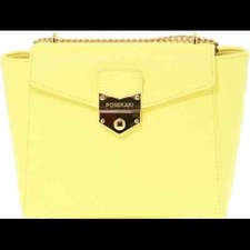 Borsa a tracolla Pomikaki agata Gialla