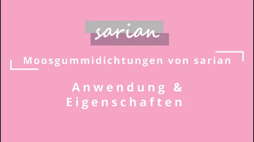 Moosgummidichtung Gummidichtung selbstklebend Schaumstoff Dichtung Türdichtung - Video 1 von 1