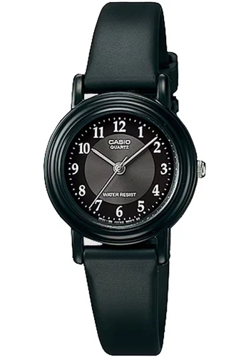 Casio LQ139A-1B3, Women's Black Resin Watch, Analog, Water Resistant