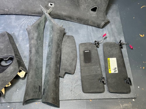 06-10 BMW E63 645i 650i M6 COUPER HEADLINER ROOF LINER TRIM ALCANTARA SUEDE SET - Picture 4 of 14