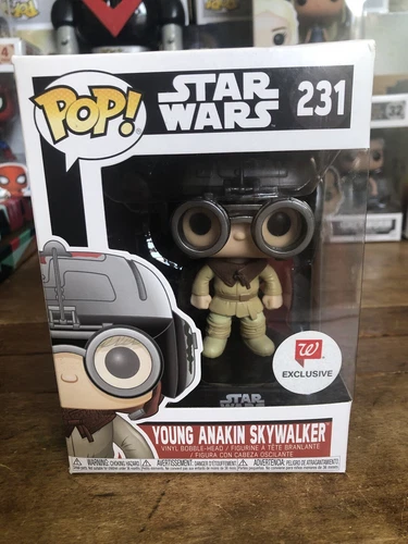 New Sealed Funko Pop Star Wars Exclusive Young Anakin Skywalker #231 Vaulted