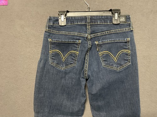 Levi’s 535 Legging Jeans Gr. 3M Skinny Stretch Mid Rise Blau Verwaschene Waschung - Bild 7 von 12