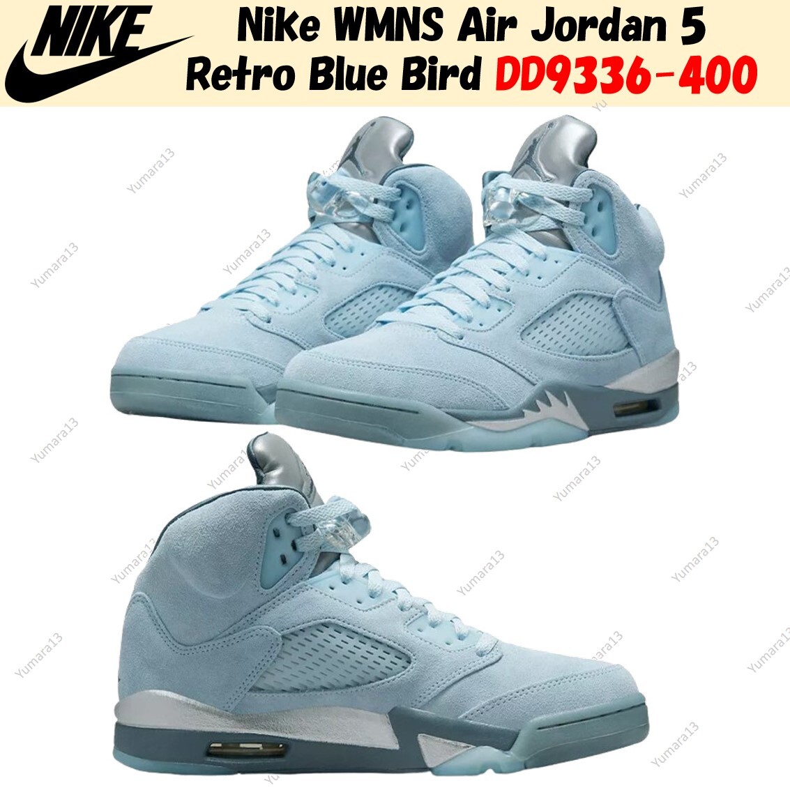 Nike WMNS Air Jordan 5 Retro Blue Bird DD9336-400 Women's