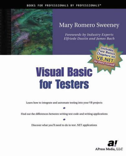 Visual Basic for Testers, Paperback by Sweeney, Mary Romero, Brand New ...