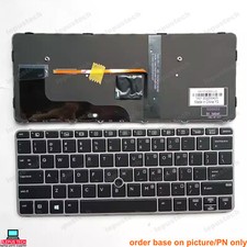 HP elitebook 725 820 828 G3 G4 721 backlit US keyboard