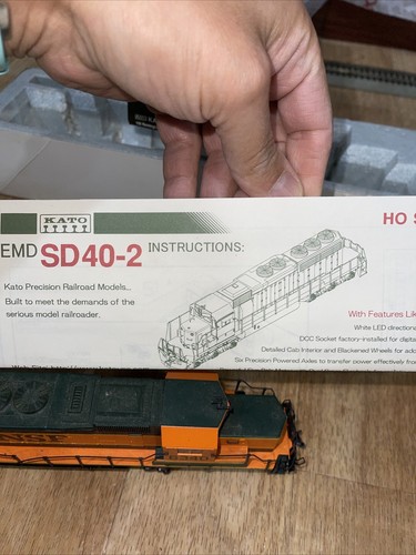 Ho KATO 37-2901 Locomotive Diesel EMD SD40-2 - Burlington Northern BNSF Snoot - 第 9/11 張圖片