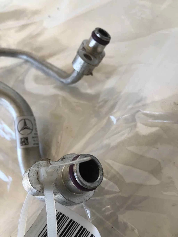 Mercedes Benz C300 2010-2015 aire acondicionado refrigerante manguera de succión línea Foto 2 de 4