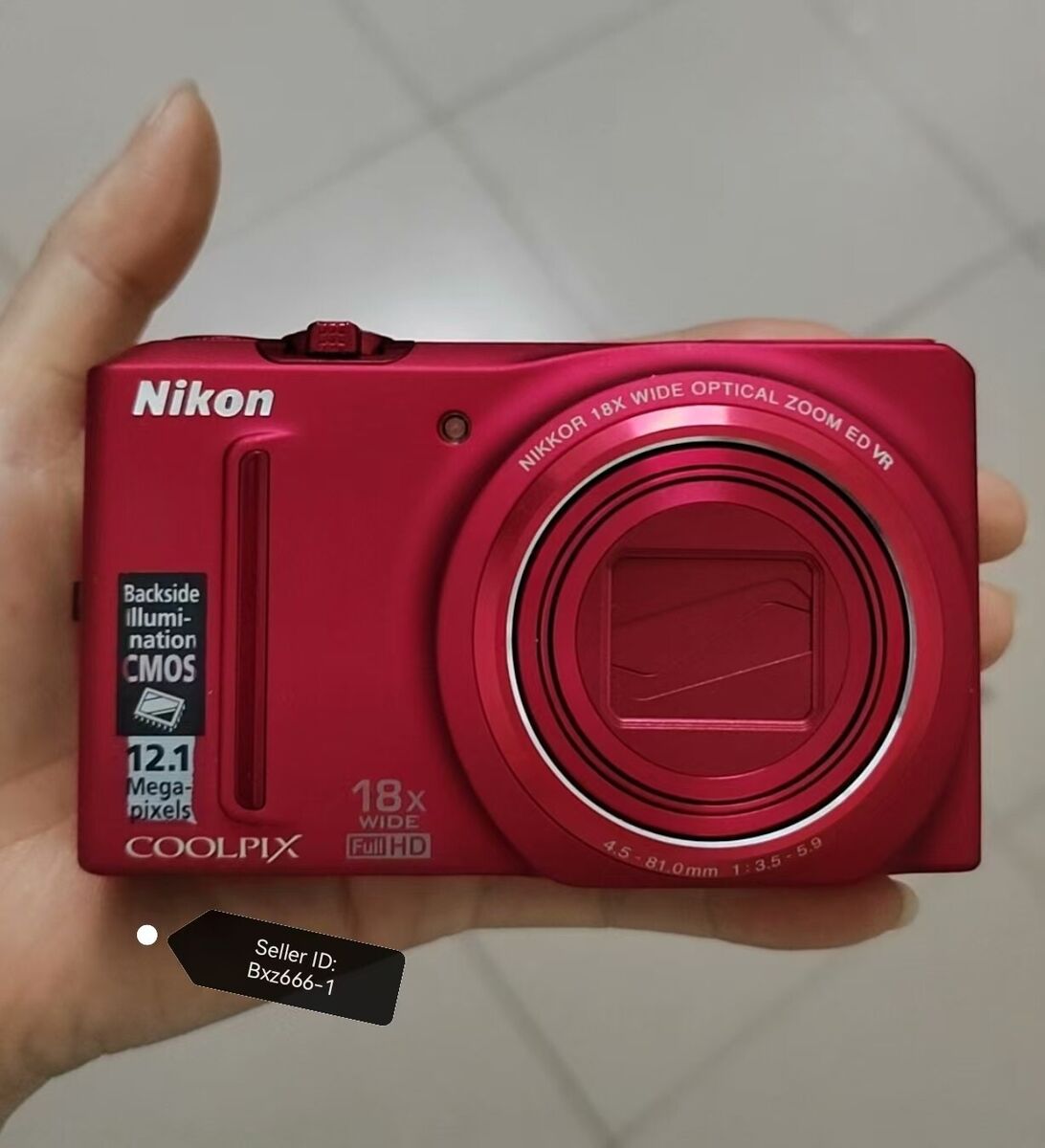 Nikon COOLPIX S9100 12.1MP 18x Zoom HD Digital Camera Red w Nikon COOLPIX S9100 12.1MP 18x Zoom HD Digital Camera Red w