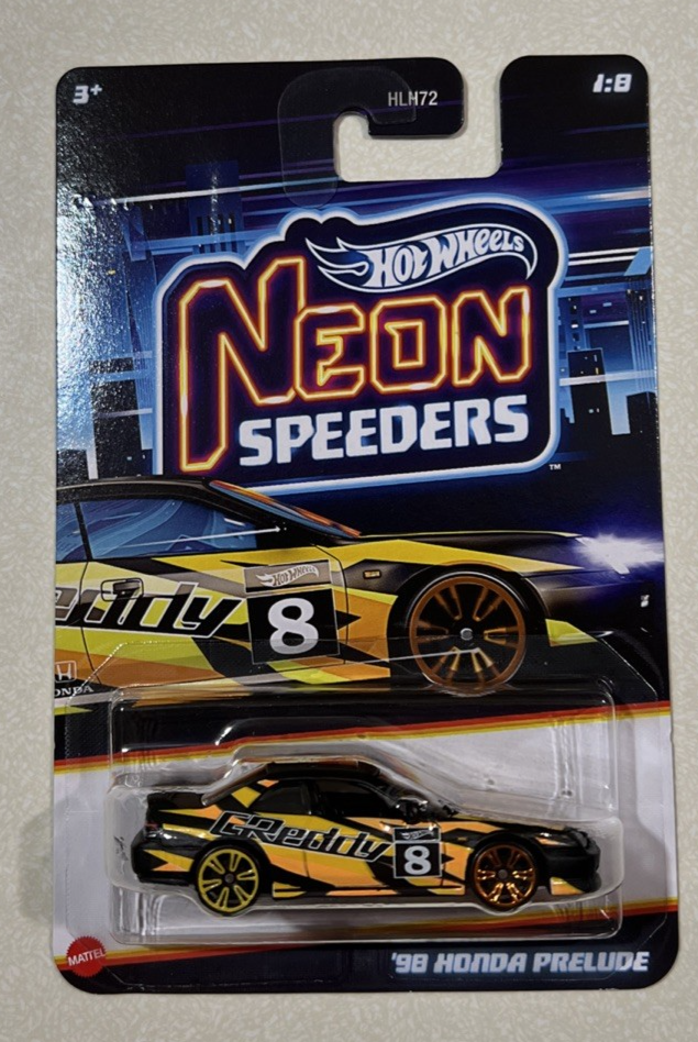 NEW 2025 HOT WHEELS NEON SPEEDERS 1998 honda prelude | eBay