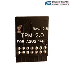 TPM 2.0 Security Module For ASUS Motherboard 14 Pin LPC SPI Card Windows 11 -USA