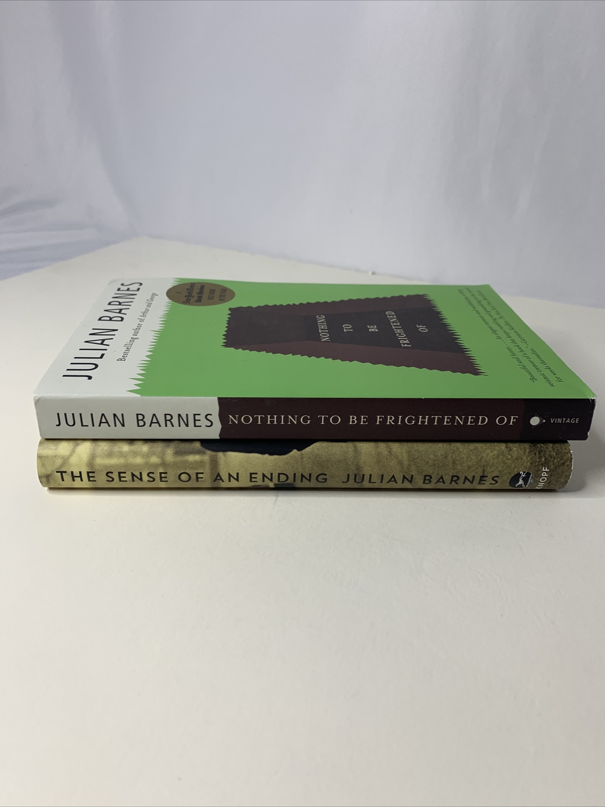 Julian Barnes 2 Books Nothing To Be Frightened Of +