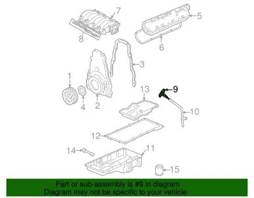 Genuine GM 1998-2002 Chevrolet Pontiac Camaro SS Firebird Oil Dipstick  12551581 - Image 2 of 2